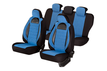 SET HUSE SCAUN RACING ALBASTR