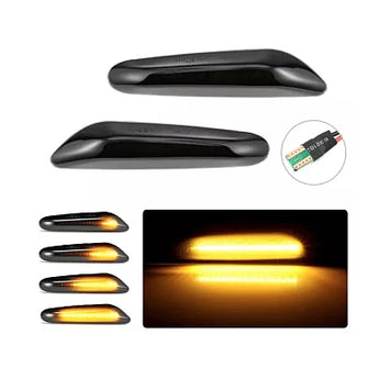 Set 2 Lampi Semnalizare Dinamica Secventiala Aripa BMW E46, E90, E60, X1 E84, X3 E83