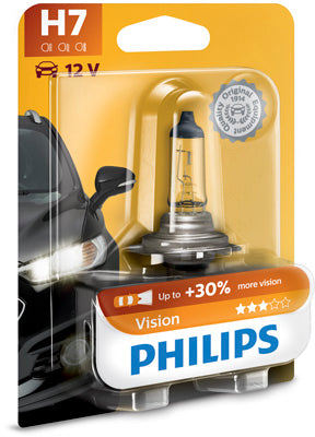 BEC FAR H7 55W 12V VISION (BLISTER) PHILIPS