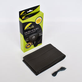 HUSA VOLAN PIELE ECOLOGICA CU SNUR- GRI 36-39 CM
