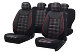 SET HUSE SCAUN SPORT NEGRU-ROSU