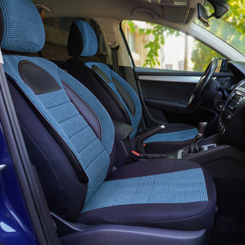 SET HUSE SCAUN RACING ALBASTR