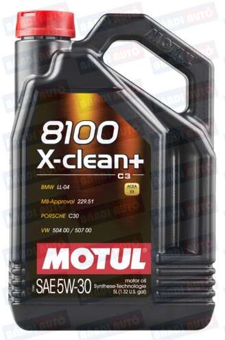 MOTUL 8100 X-CLEAN+ 5W-30 5l