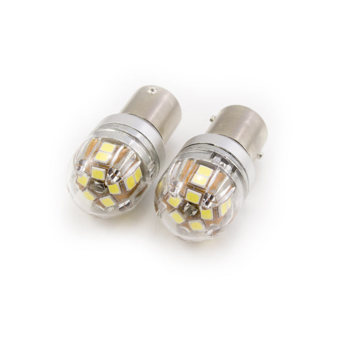 Set 2 becuri stop frana LED,12/24V, P21/5W, BAY15d, CanBus, CAN140 Carguard